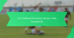 3-5-2 Defensivformation: Breite, Tiefe, Flexibilität
